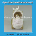 Creative baby design white ceramic decoration